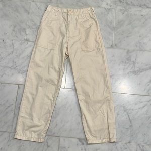 J. Galt (Brandy Melville) cream coloured cotton pants, size small. In good shape